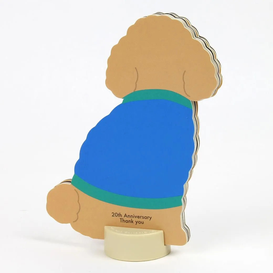 2027 Desk Calendar - Animal Die-Cut Mini - Toy Poodle