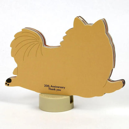 2027 Desk Calendar - Animal Die-Cut Mini - Pomeranian