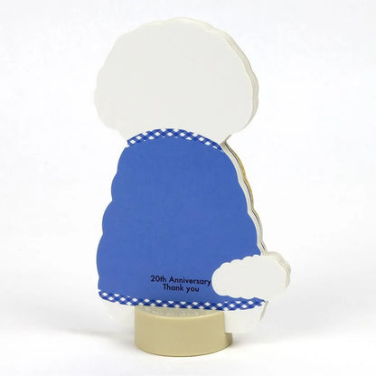 2027 Desk Calendar - Animal Die-Cut Mini - Bichon Frise