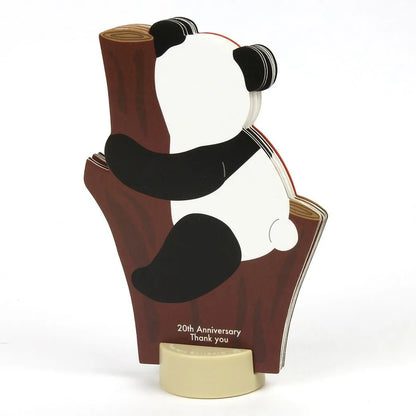 2027 Desk Calendar - Animal Die-Cut Mini - Mini Panda