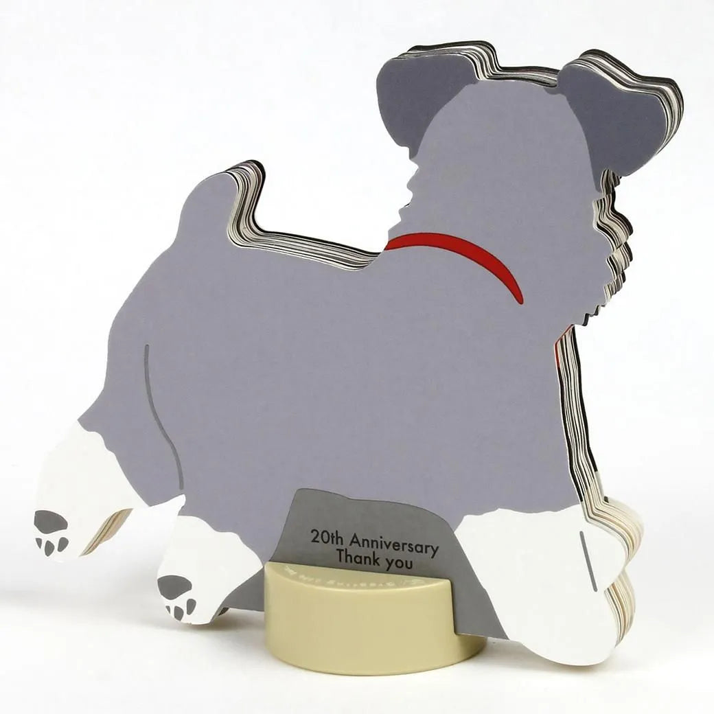 2027 Desk Calendar - Animal Die-Cut - Schnauzer
