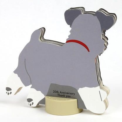 2027 Desk Calendar - Animal Die-Cut - Schnauzer