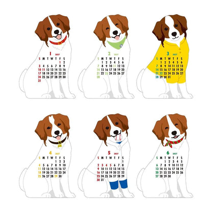 2027 Desk Calendar - Animal Die-Cut - Kooikerhondje