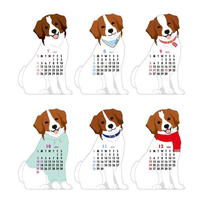2027 Desk Calendar - Animal Die-Cut - Kooikerhondje