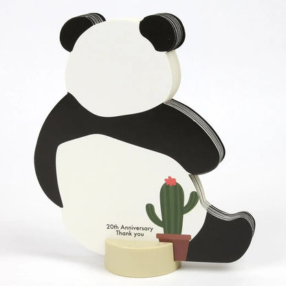 2027 Desk Calendar - Animal Die-Cut - Panda