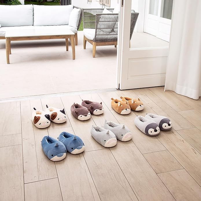 LIV HEART Premium Nemu Nemu Animals Room Shoes Calico 24411-10