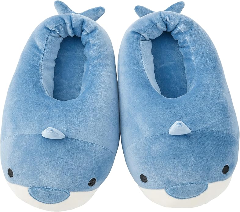 LIV HEART Premium Nemu Nemu Animals Room Shoes Dolphin 24411-61