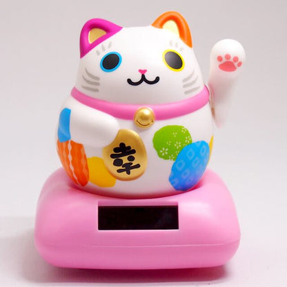 Solar Powered Maru Maru Happy Colorful Cat Version RC-15CP