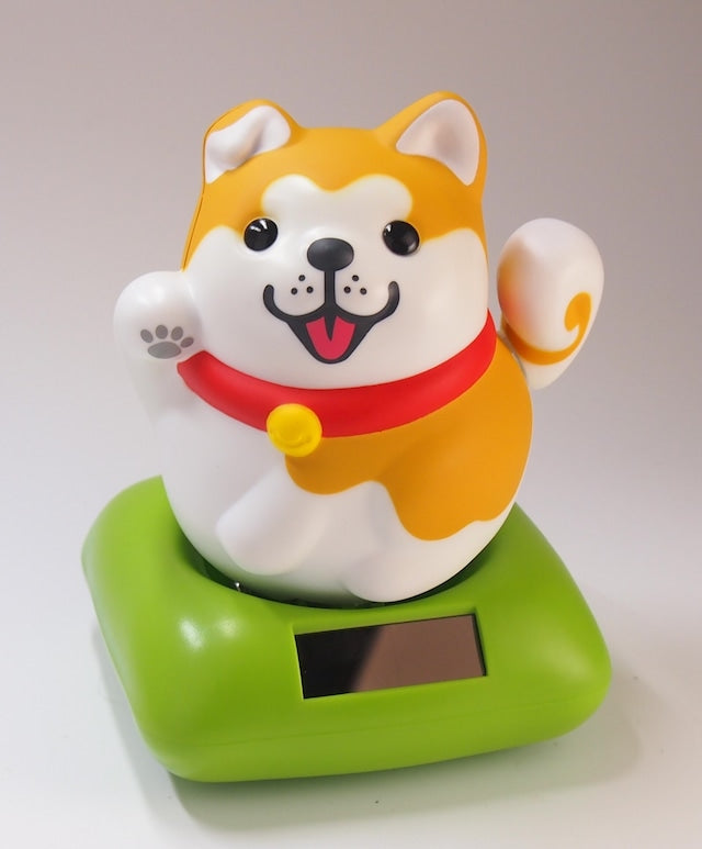 Solar Powered Maru Maru Akita Inu  RE-15GR