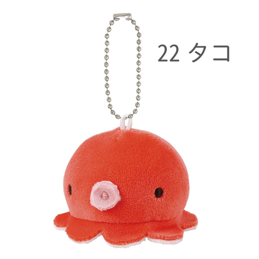 Livheart Marshmallow Aquamie Chain Mascot Octopus