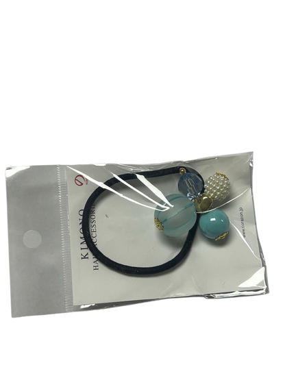 Noren Hair Rubber Glass Ball Dragonfly Ball Blue