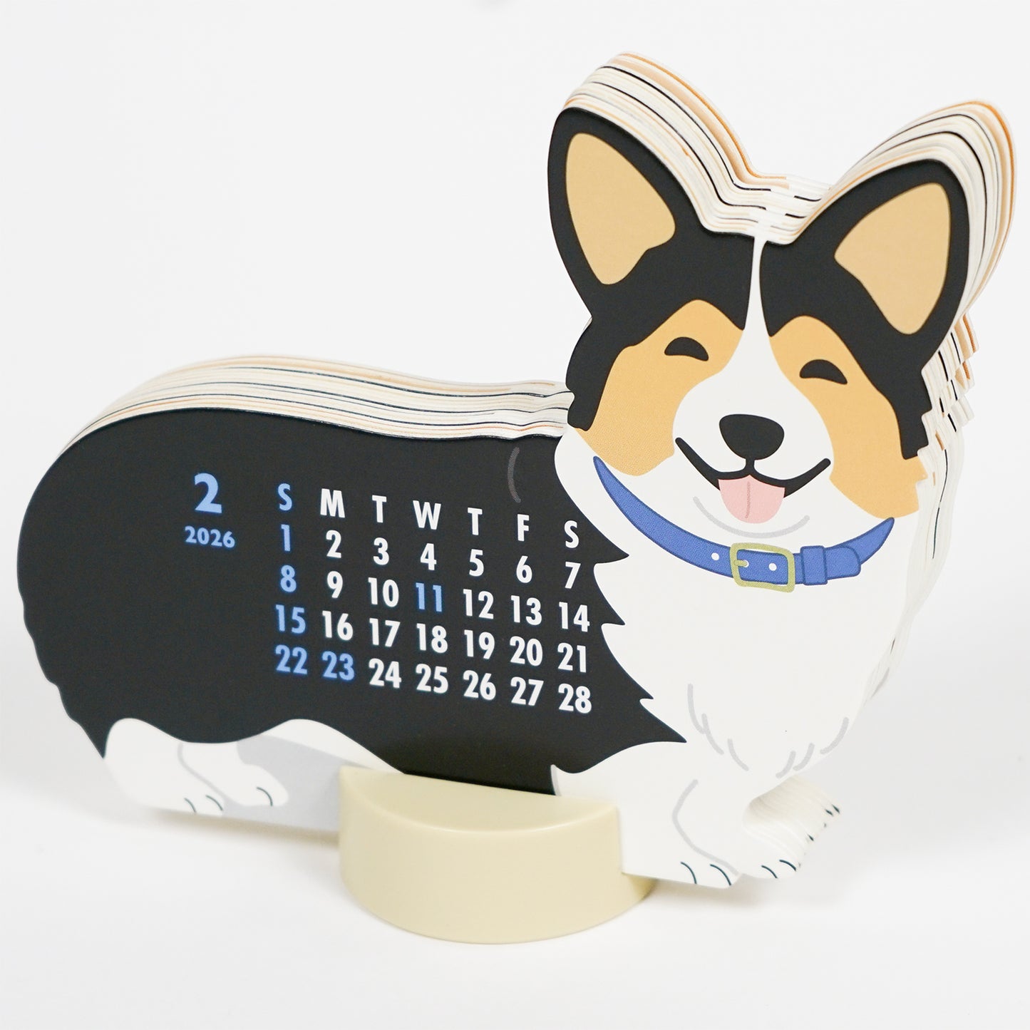 2026 Calendar-Animal Die Cut - WELSH CORGI