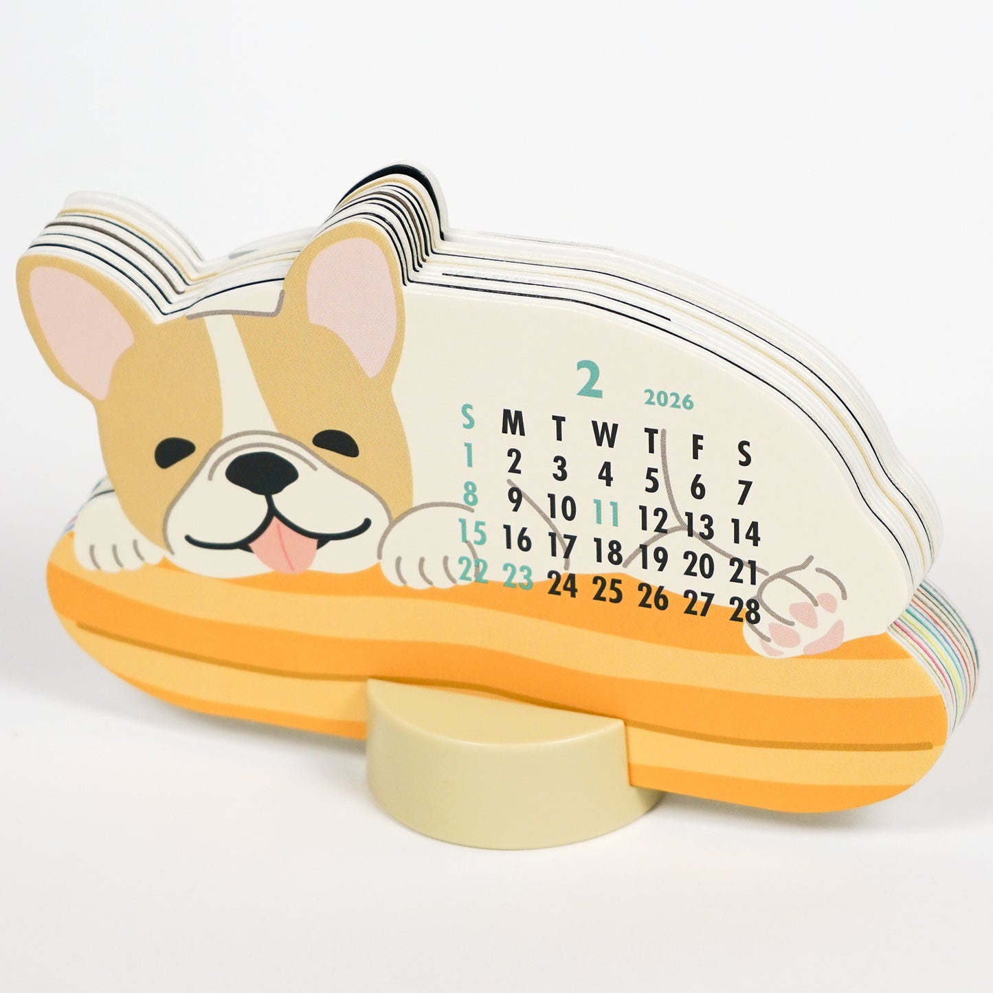 2026 Calendar-Animal Die Cut - FRENCH BULLDOG