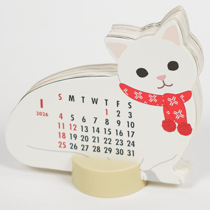 2026 Calendar-Animal Die Cut - MUNCHKIN CAT