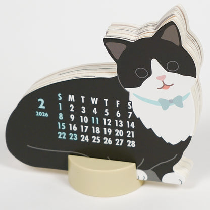 2026 Calendar-Animal Die Cut - MUNCHKIN CAT