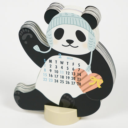 2026 Calendar-Animal Die Cut - PANDA