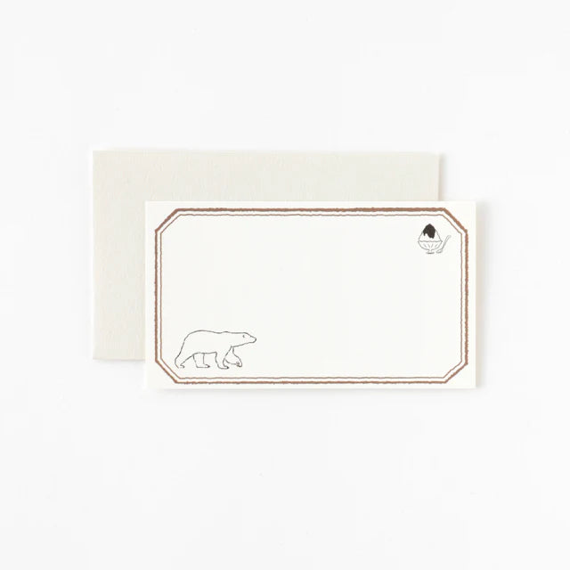 Animal Series Mini Card Set Polar Bear GF-509