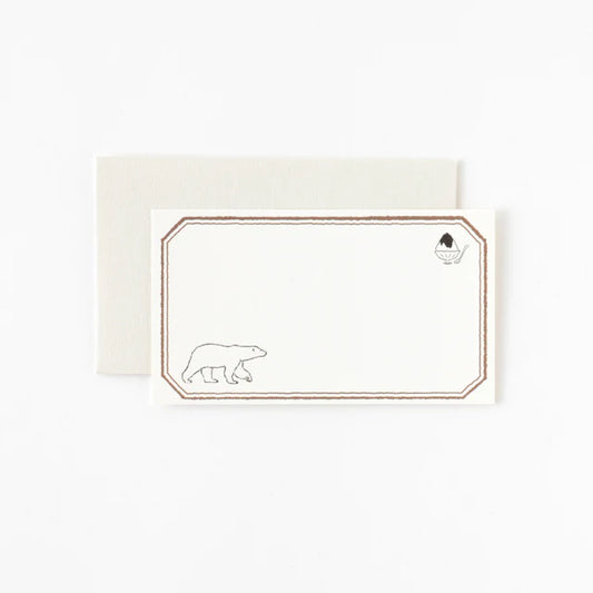 Animal Series Mini Card Set Polar Bear GF-509