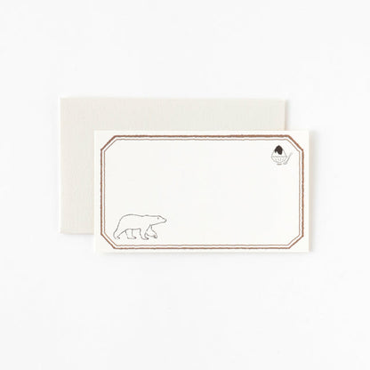 Animal Series Mini Card Set Polar Bear GF-509