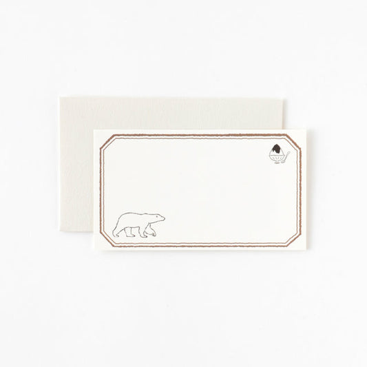 Animal Series Mini Card Set Polar Bear GF-509