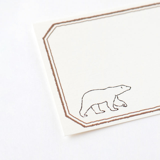 Animal Series Mini Card Set Polar Bear GF-509