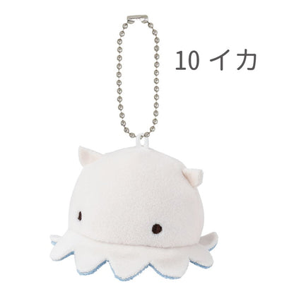 Livheart Marshmallow Aquamie Chain Mascot Squid