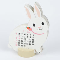 Greeting Life Animal Diecut Calendar 2024 C-1556-ET