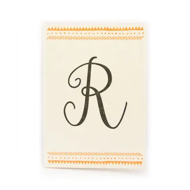 Alphabet Letter Breath Card