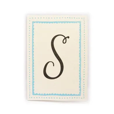 Alphabet Letter Breath Card