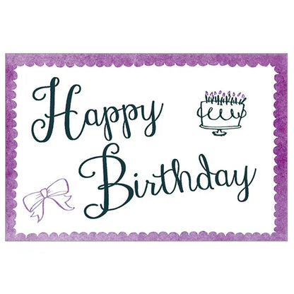 Cotton Letterpress Card