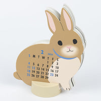 Greeting Life Animal Diecut Calendar 2024 C-1556-ET