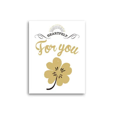 For You Letterpress Card