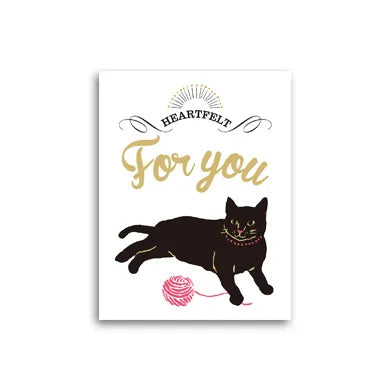 For You Letterpress Card