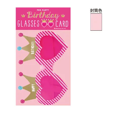 Birthday glass card