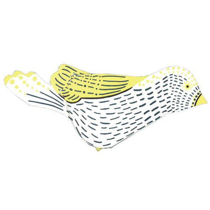 Greeting Life Honeycomb Bird Mini Card Yellow AT-18