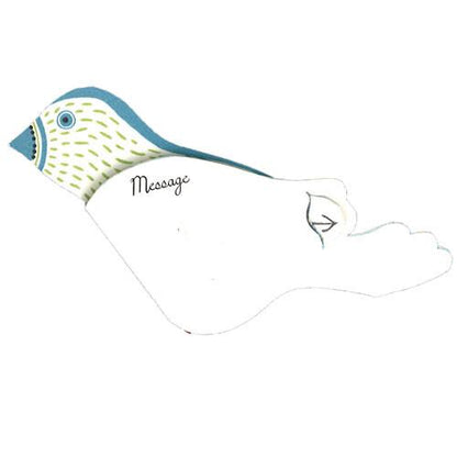 Greeting Life Honeycomb Bird Mini Card Blue AT-19