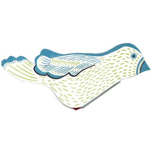 Greeting Life Honeycomb Bird Mini Card Blue AT-19