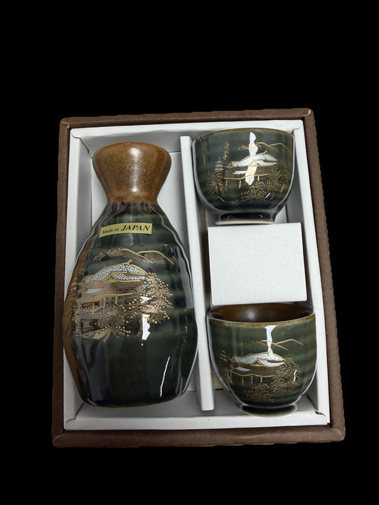 Sake 3sets Green Kiyomizu