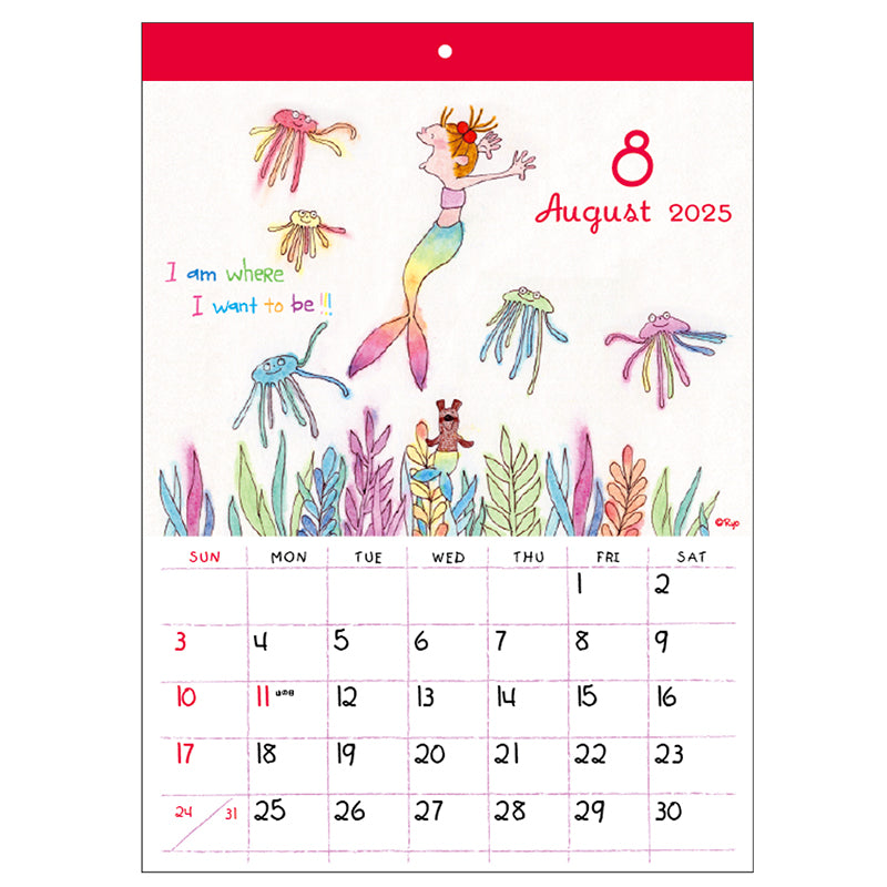 Greeting Life Wall Calendar 2025 C-1584-RY