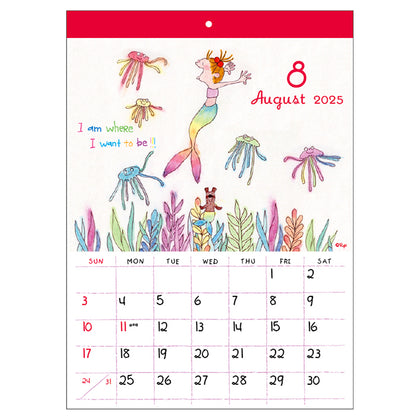 Greeting Life Wall Calendar 2025 C-1584-RY