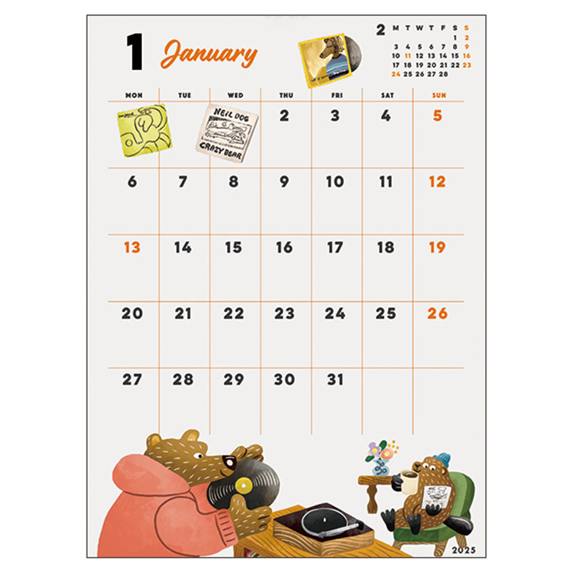 Greeting Life Wall Calendar 2025 C-1588-OK