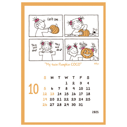 Greeting Life Letterpress Stand Calendar 2025 C-1613-RY