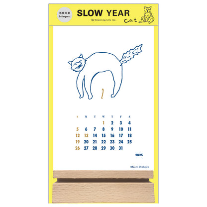 Greeting Life Letterpress Stand Calendar 2025 C-1614-SH