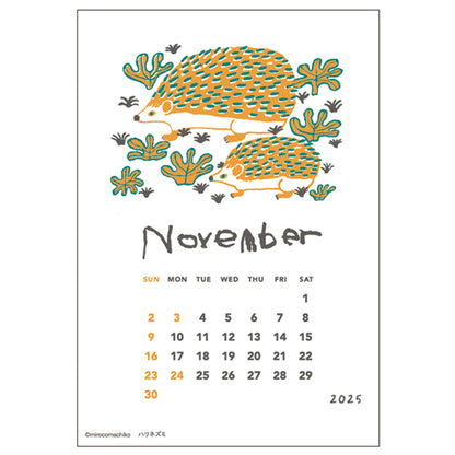 Greeting Life Letterpress Stand Calendar 2025 C-1615-MR