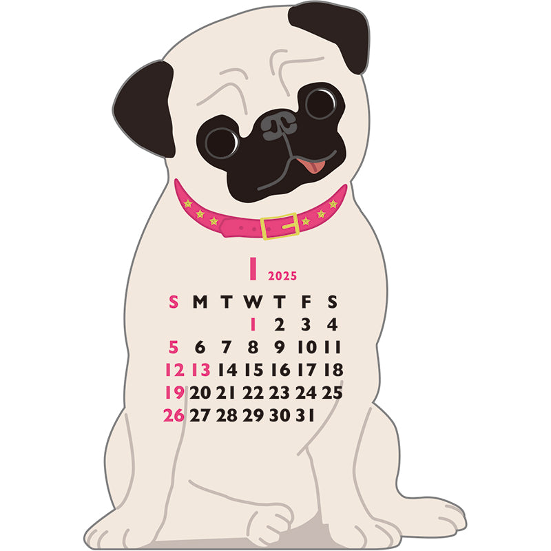 Greeting Life Animal Diecut Calendar Mini 2025 C-1621-ET