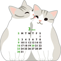 Greeting Life Animal Diecut Calendar Mini 2025 C-1625-ET