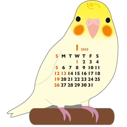 Greeting Life Animal Diecut Calendar Mini 2025 C-1626-ET