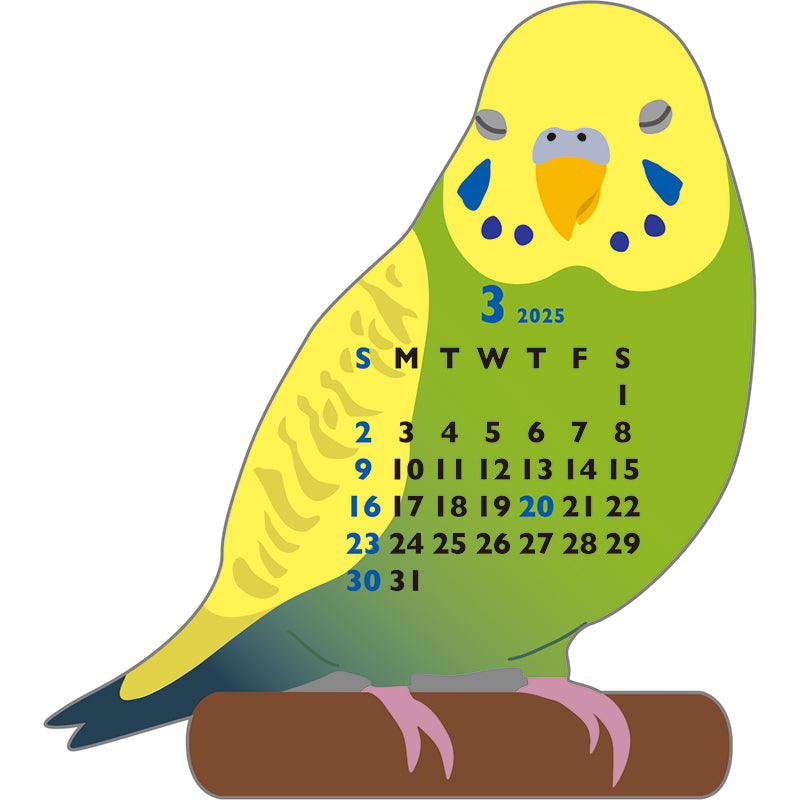 Greeting Life Animal Diecut Calendar Mini 2025 C-1626-ET