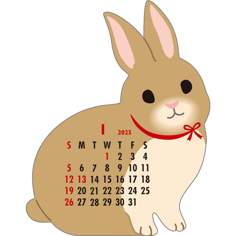 Greeting Life Animal Diecut Calendar 2025 C-1639-ET