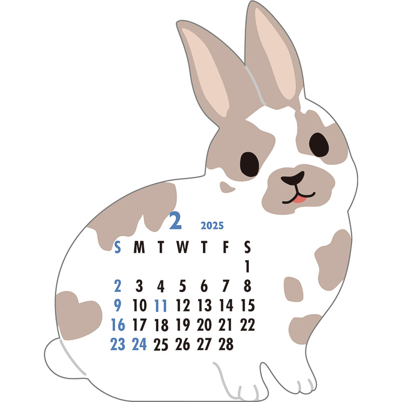 Greeting Life Animal Diecut Calendar 2025 C-1639-ET